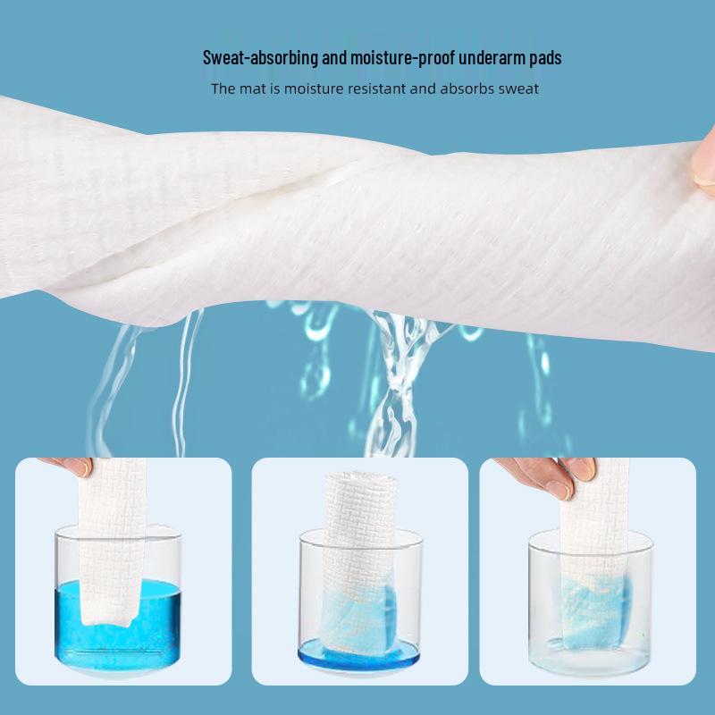 Disposable Non-woven Cotton Sweat-Absorbing Abdominal Pads for Sports & Bra Inserts