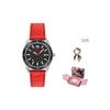 Quartz Watch With Leather Strap 42 Black Dial Limited Edition Gift Box With Scarf And Perfume Men Watches VE8E00124
