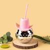 Mirror Disco Ball Cup White Pink Cowgirl Hat Cups with Straw 70s Disco Cowboy Bachelorette Party Favors Western Themed Supplies