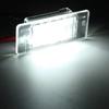 2PCS CANBUS White LED License Plate Lights For Opel Zafira Tourer C P12 2011 2012 2013-2016 Pre Facelift Car Rear Tail Lamps