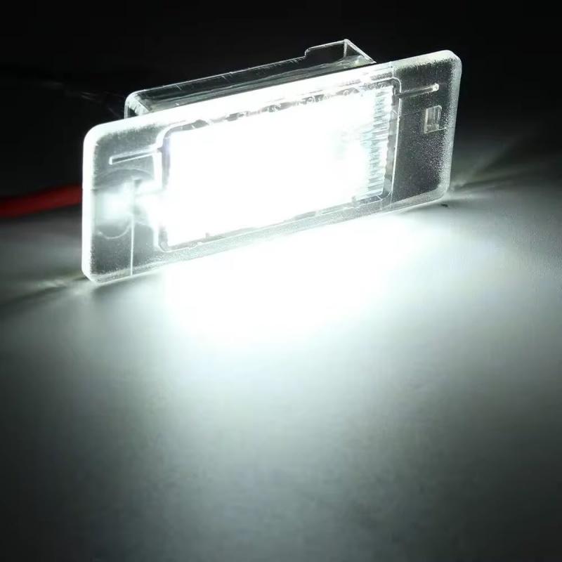 2PCS CANBUS White LED License Plate Lights For Opel Zafira Tourer C P12 2011 2012 2013-2016 Pre Facelift Car Rear Tail Lamps