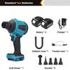 45000RPM 1000W  Cordless Dust Blower Inflator Vacuum Multifunction Blower Toy Inflatable Gun With 2Pcs 29800Mah Battery