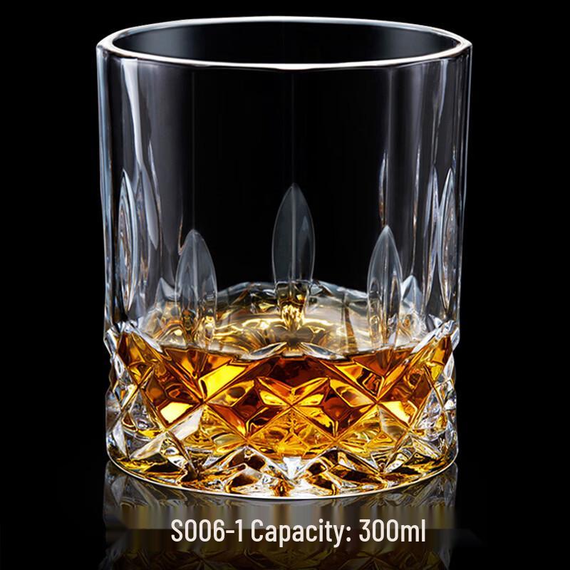 Shangqi S006-1 European Whiskey Glass Set (300ml, 5-Pack)