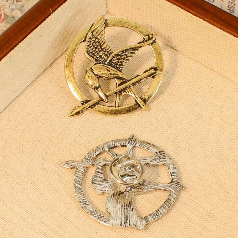 1pc Creative & Versatile Vintage Mockingbird Metal Badge Retro Brooch Pin For Backpack, Clothing, And Accessories