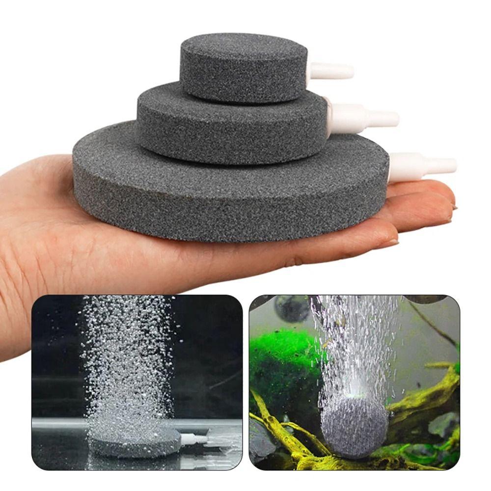 1Pcs Practical Aquarium Bubble Stone Round Hydroponic Oxygen Plate  Fish Tank Aquarium Accessories