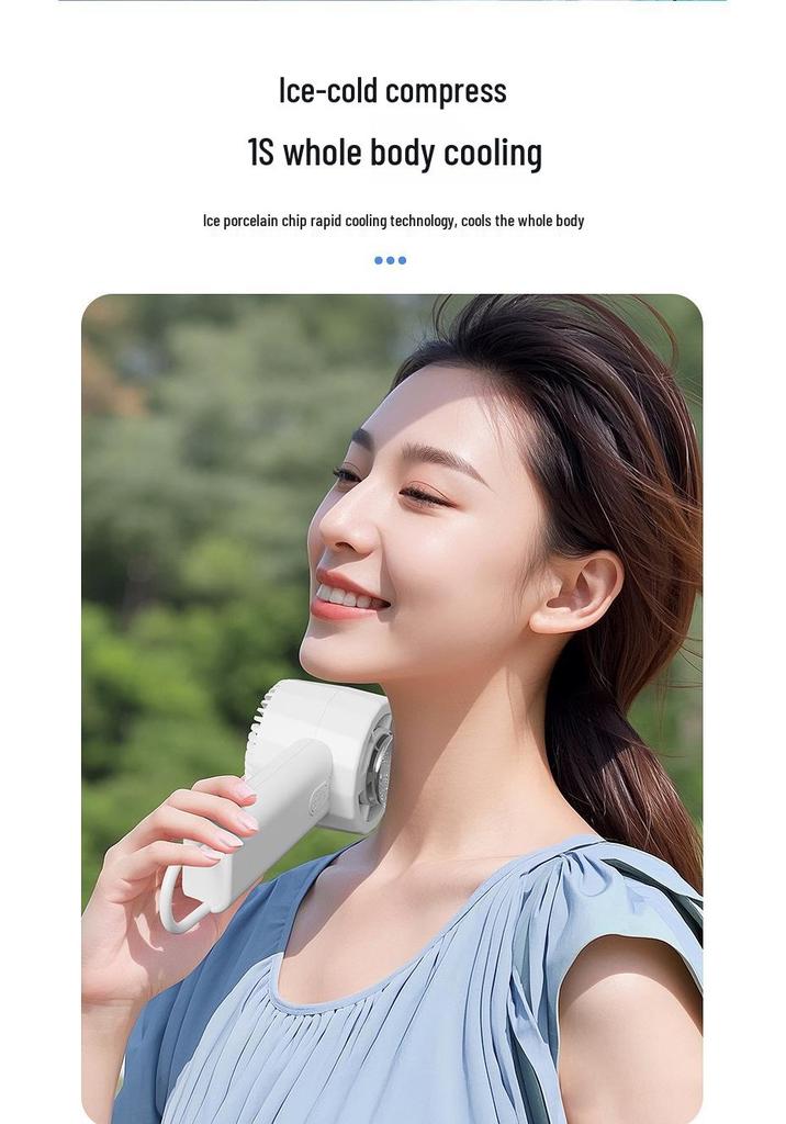 Mini Silent Portable Handheld Semiconductor Cooling Fan