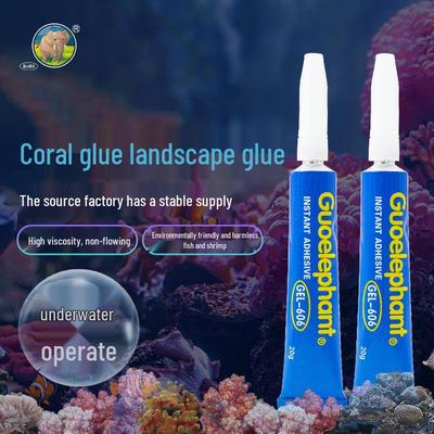 Underwater Adhesive for Aquatic Plants & Coral Skeletons – Ideal for Marine Tank Landscaping
