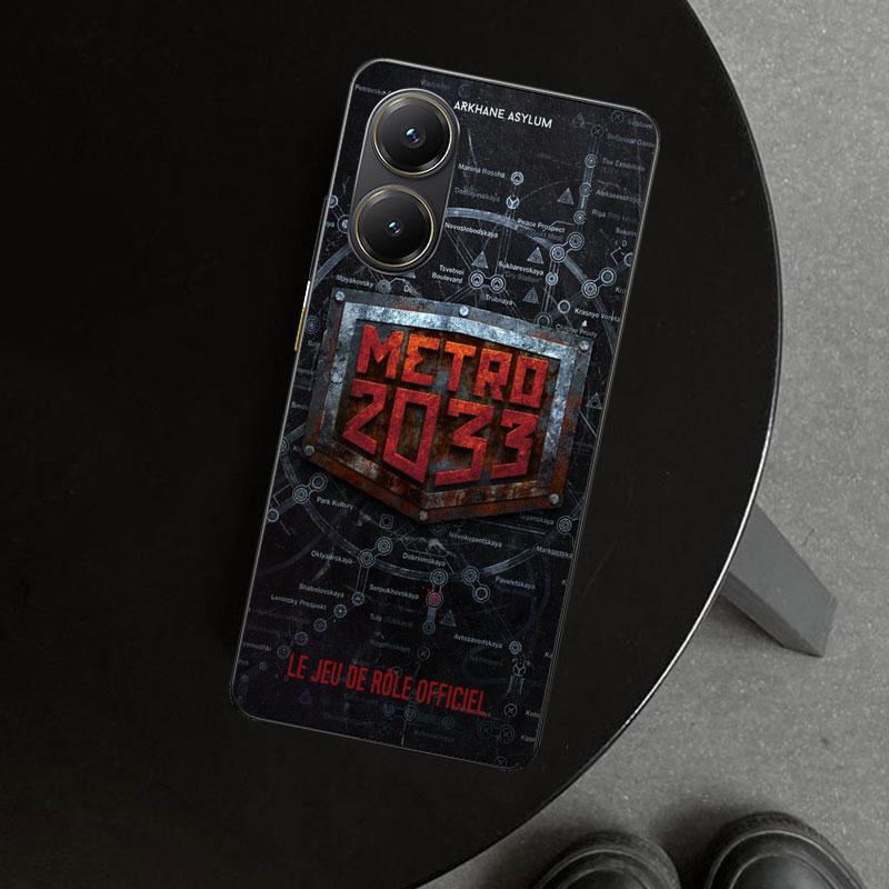 Metro 2033 Phone Case Cover for Xiaomi Poco X6 X5 X7 Pro F7 Ultra Redmi 15C 15 13C 13 12C 12 10C 10 10A 9C 9A 9T 9 Coque Poco X6