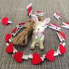 50Pcs Wooden Heart Pegs Clip Stylish Red Love Heartphoto Paper Clips Wedding Decoration Craft