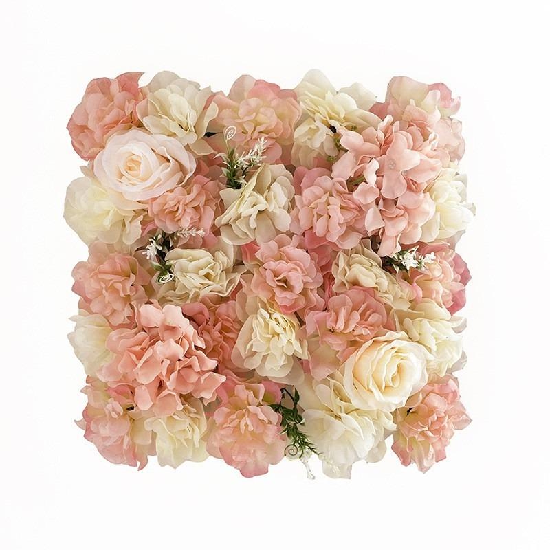 1PC 35cm Color Artificial Rose Flower Wall Panels Faux Rose Flower Row Stage Backdrop Layout Wedding Proposal Party Home Decor