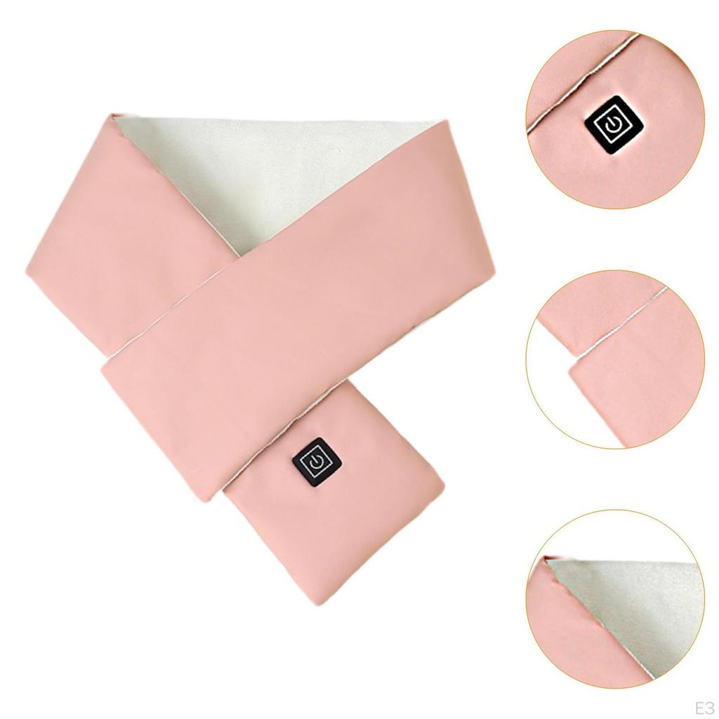 Heated USB Neck Scarf Neckerchief Warmer,Comfortable Shawl,Warm Wrap,Neck Heating Pad for