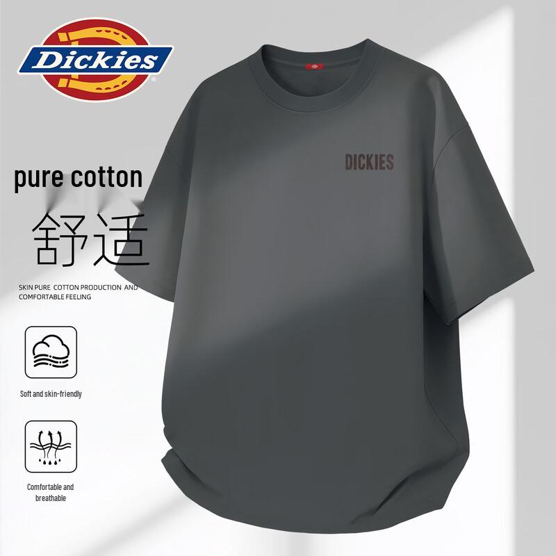 Dickies Men's Heavyweight Pure Cotton Short Sleeve T-Shirt