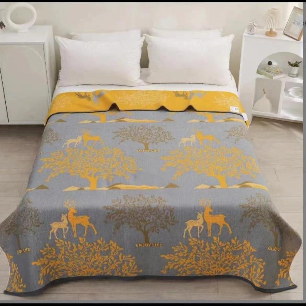 Six-Layer Gauze Adult Blanket, Air Conditioning Blanket, Summer Quilt, Towel Blanket, Gauze Cover Blanket