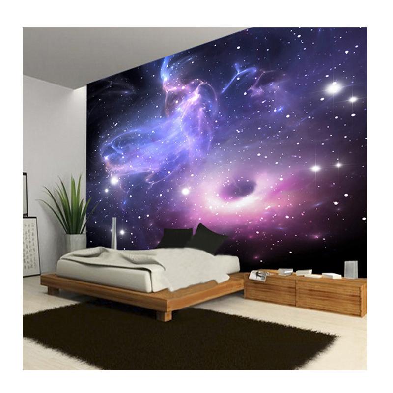 3D Wall Mural Modern Starry Sky Galaxy Mural Wallpaper Bedroom Living Room Restaurant Wall Paper For Walls