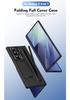 Samsung Galaxy Z Fold 7 Phone Case with Stylus Slot and Hinge Bracket