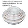 1Pcs High Temperature Quartz Dish Bowl High-density Gold Silver Metal Copper Cast Silica Melting Crucible 100-750g White