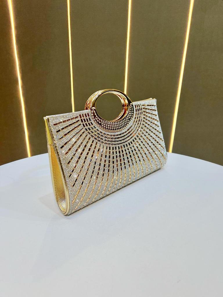 Luxury Rhinestone Retro Evening Handbag: Fashionable European & American Crossbody Chain Bag