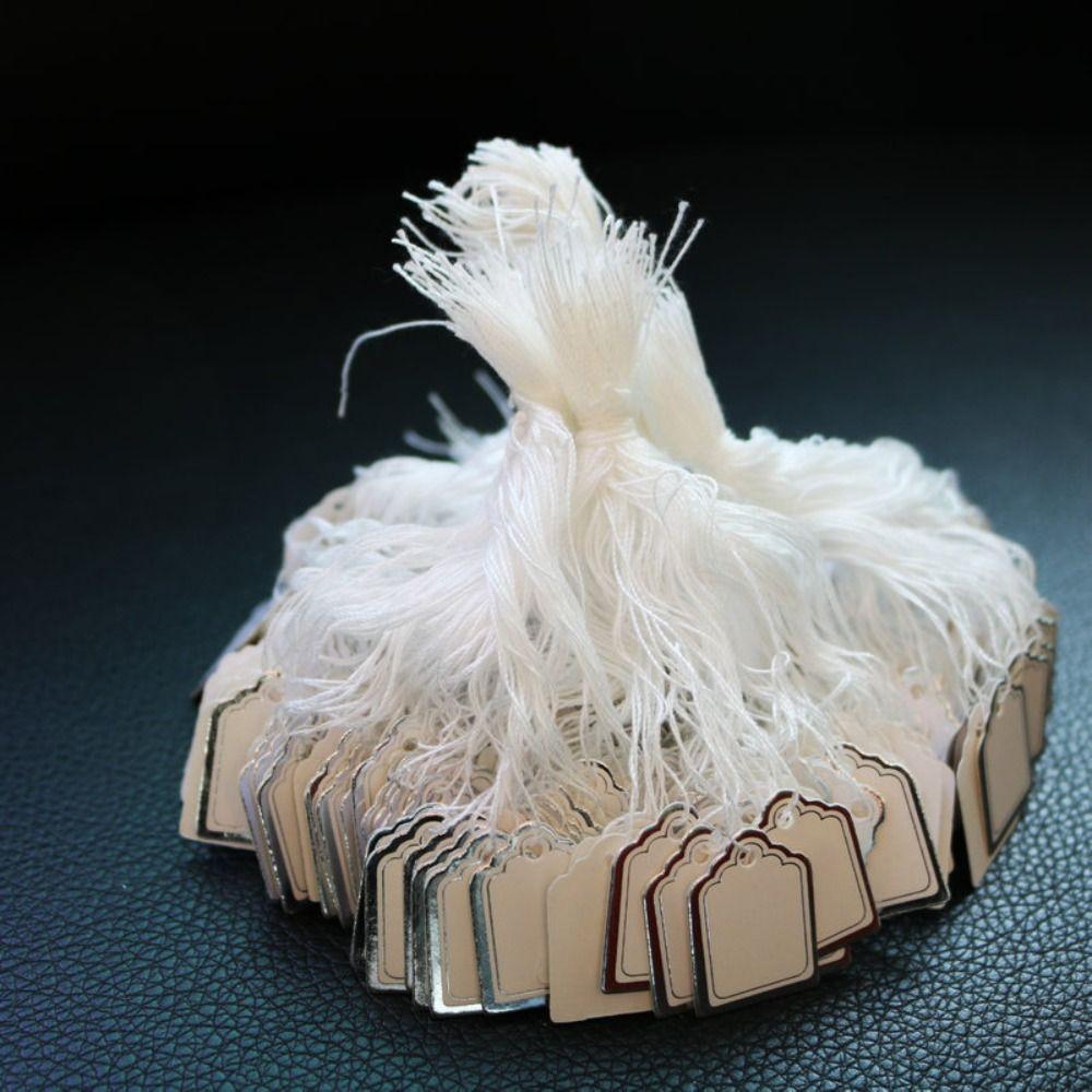 Blank Card Paper Retail Supplies Hanging Tags Jewellery Hangtags Display Tool Jewelry Price Labels