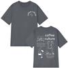 2026 Funny Coffee Culture Fashion Print Graphic Tshirt Unisex Women ONeck Tees Summer Shortsleeved Cotton Loose Harajuku Tshirt