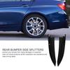 2 Pcs Rear Splitter Lip Spoiler Glossy Black Left Right Bumper Diffuser Splitter Kit for 3 Series  0 M Sport 2019‑2022