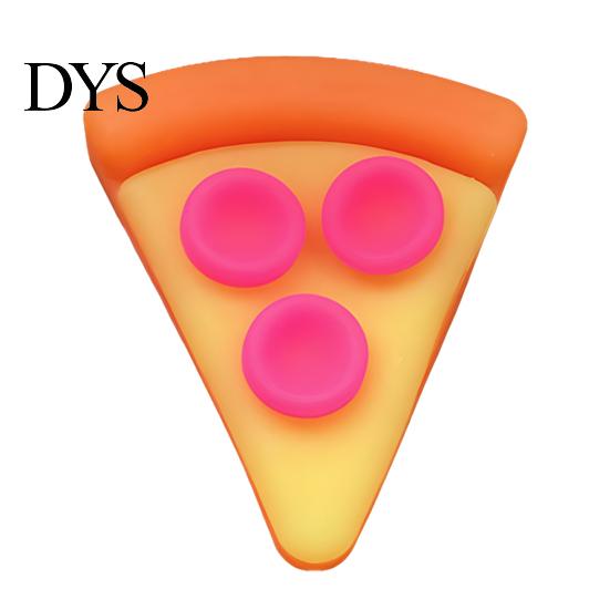 Lightweight Squeeze Ball Pizza Piece Toy Stress Relief Mini Sensory Gadget Home Office Worker Soft Stretchy Simulation Food Fidget