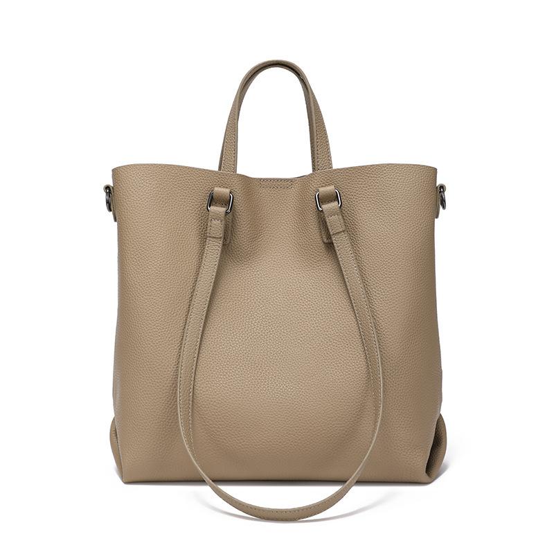 

Большие сумки-ведра из натуральной кожи для женщин, трендовые дизайнерские сумки для поездок на работу через плечо