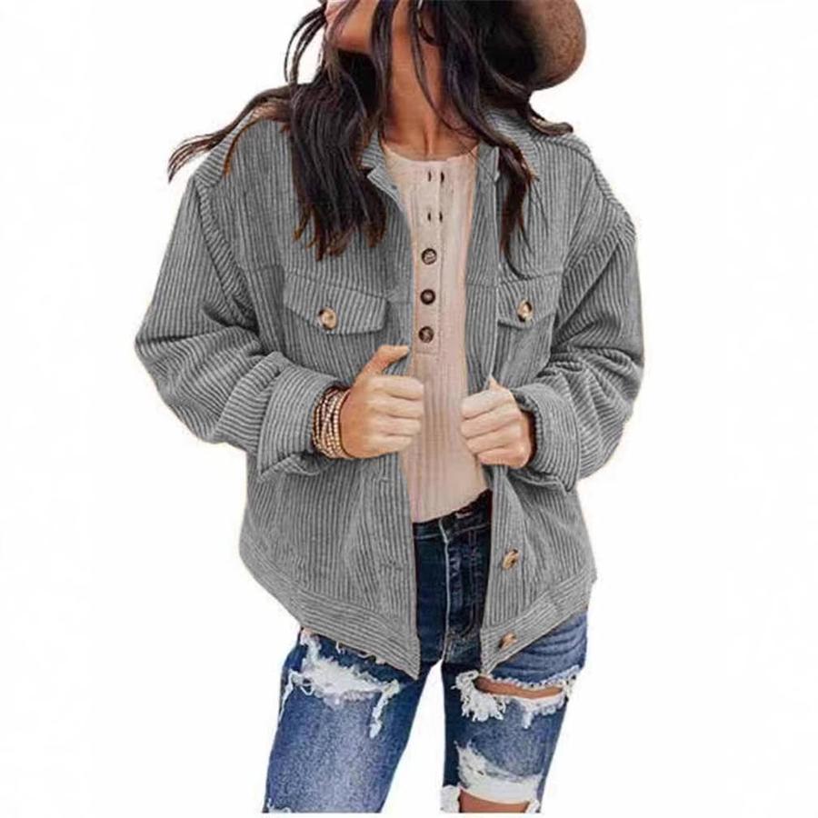 Autumn New Arrivals Women's Clothing Pure Color Down Jacket Top Cardigan Loose Heart Wool Coat