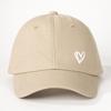 Solid color love printed baseball cap for both men and women, suitable for casual and versatile travel, sun protection, and gath
