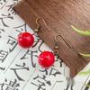 Yunnan Artistic Ethnic Fruit Earrings: Retro Natural Forest Style Design