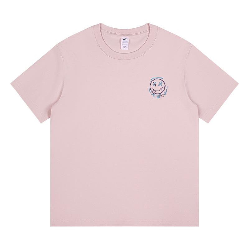 Baumwolle Kurzarm Sommer Freizeit Mehrfarbig Tops Schwarz und Weiß T-Shirt Locker Dünn Innen Das Unterhemd Herren und Damen Kurzarm Tops