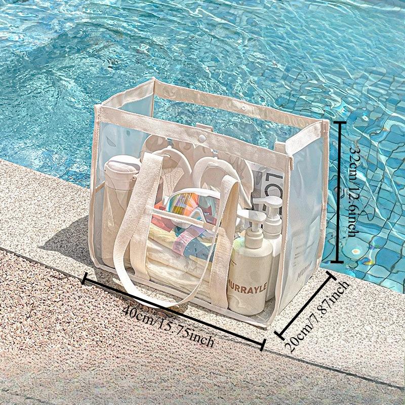 1PC Makeup Bag Large Capacity Portable Transparent Swimming Waterproof Storage for Clothes Travel Essentials Beach Organizer Bag