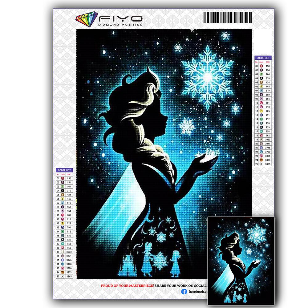 5D Diamond Embroidery Fairy Tale Full Square Diamond Painting Cartoon Diamond Mosaic Sunset Picture of Rhinestone Home Decor