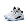 Li Ning Kids Comfortable Casual Non-Slip Shock Absorbing Wear-Resistant Mid-Top Running Shoes Kids Running Shoes White Blue Black YKCP292-7