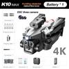 K10 MAX Rc Drone 8K Professional Wide Angle Triple HD Camera Foldable Helicopter Obstacle Avoidance Height Helicopters Toy Gifts
