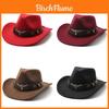 Western Cowboy Hat For Men And Women Made Of Wool Felt With Sun Protection And Breathability
