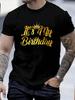 100 Cotton Its My Birthday Happy Birthday Tshirt Unisexs Unisexs Graphic Tee Causal Tops Fashion Tshirt Short Sleeve Tshirt