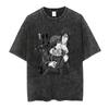 T-shirt Stampata Cool con Personaggio Michaelis Sebastian di Black Butler per Uomo Donna Magliette in Cotone Manga T-shirt Lavata Vintage T-shirt Maschile Harajuku