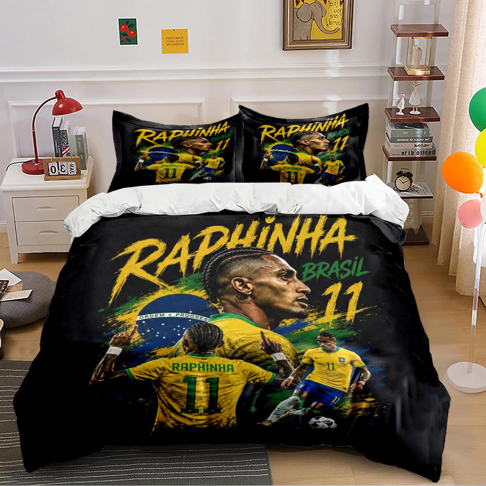Spain Soccer Team Bedding Bedding Duvet Cover Set Duvet Cover Pillowcases Home Decor (1 * Duvet Cover 2 * Pillowcases, without duvet insert) 135x200cm