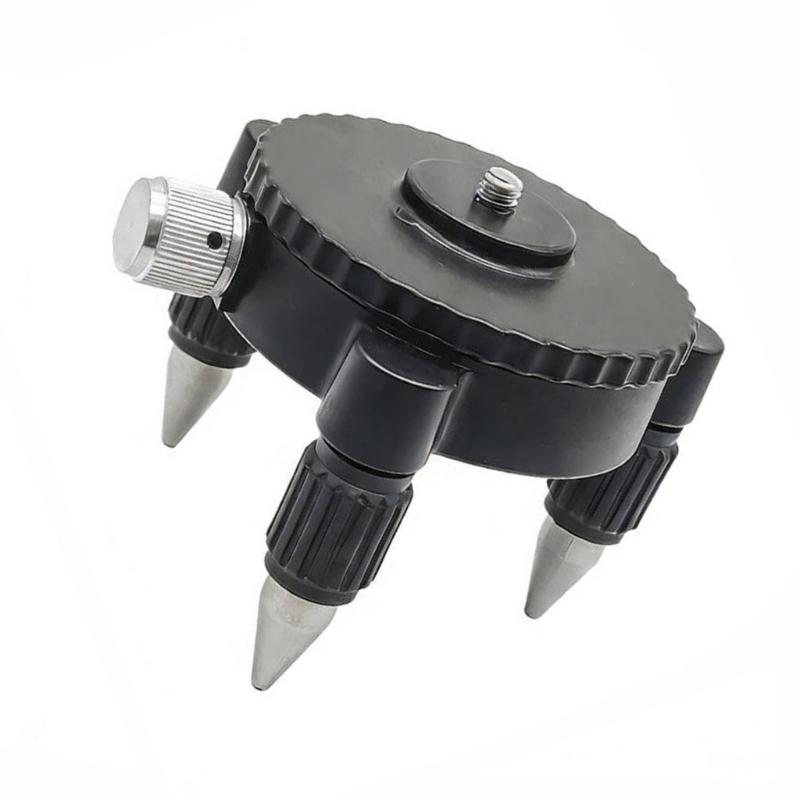 1/4Inch Interface Level Fine Adjustment Base Bracket 360 Degree Rotation Base Tripod Bracket For Indoor Outdoor Use