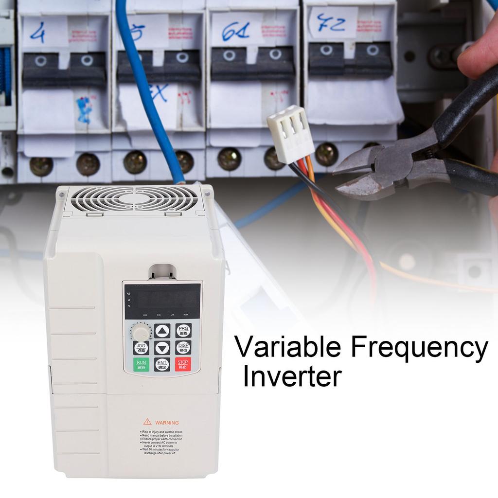 Frequency Converter 5.5KW Universal Motor Inverter Single Phase 220V Input 3 Phase 380V Output