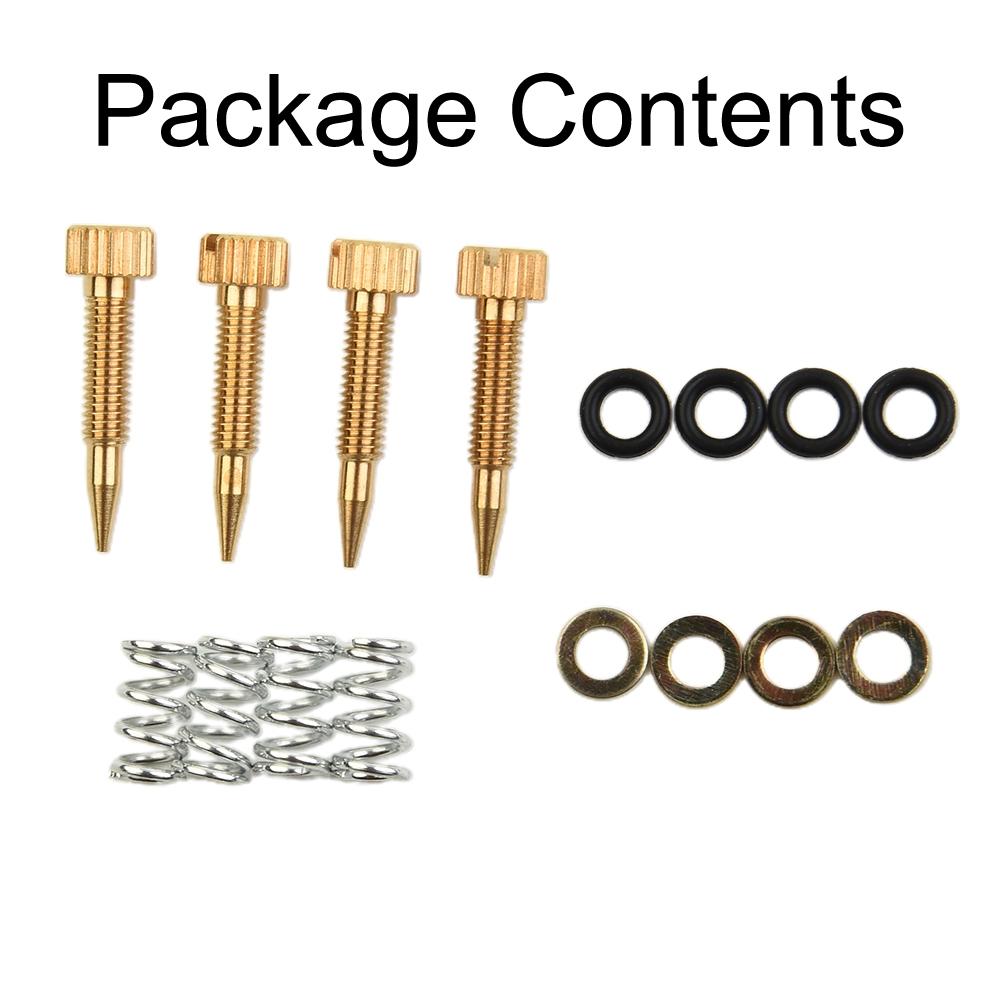 For Weber 4PCS Screws 4PCS Copper Plating Solid Brass