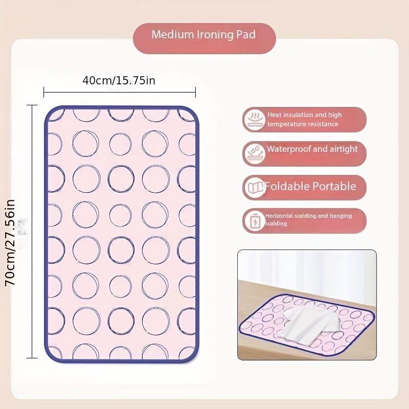 Portable Heat-Resistant Ironing Mat Six Layers Of Thickened Foldable Ironing Pad Space-Saving Design For Travels Ironing Blanket