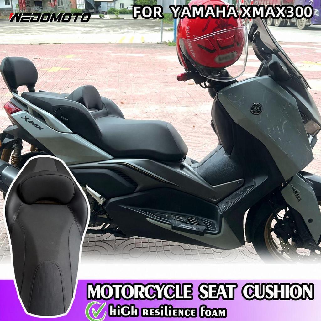 23-26 Yamaha XMAX300 Black Waterproof Breathable Seat Cushion Bag Assembly