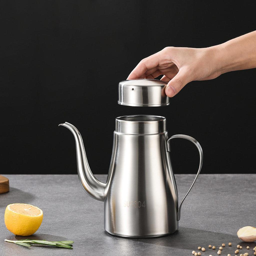 Kochölspender mit Deckel Aufbewahrungsdose Kochgeschirr für Restaurant Barbecue Pizzeria Kaffee