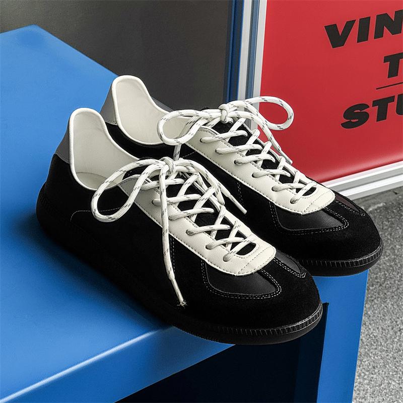 Fashion 2025 Men Causal Shoes Spring Vintage Leather Casual Walking Shoes Men Leisure Jogging Sneakers Zapatos Mujer Man Tennis Trainers