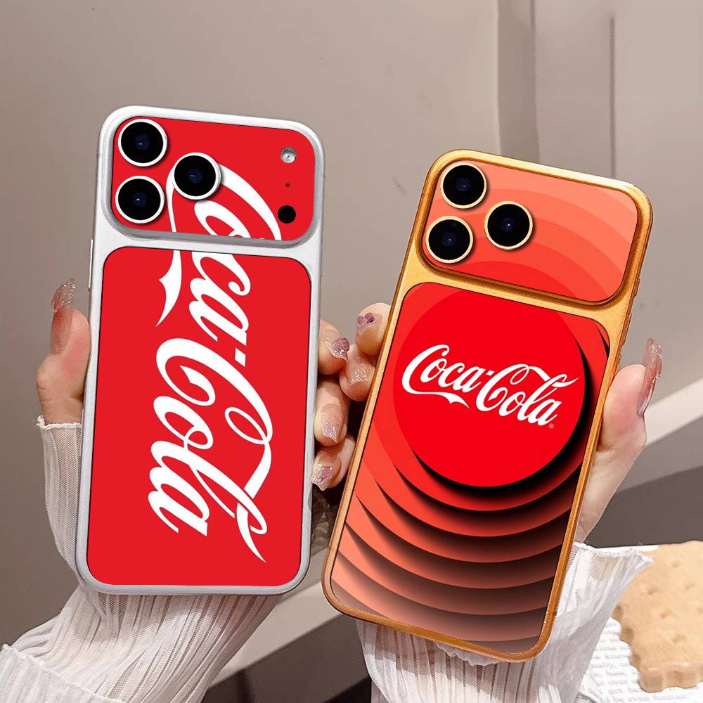 Logo C-Coca C-Cola Fashion Wrap Sticker For IPhone17 Pro/17pro Max Phone Decal Skin Rear Protector Case Film Full Cover