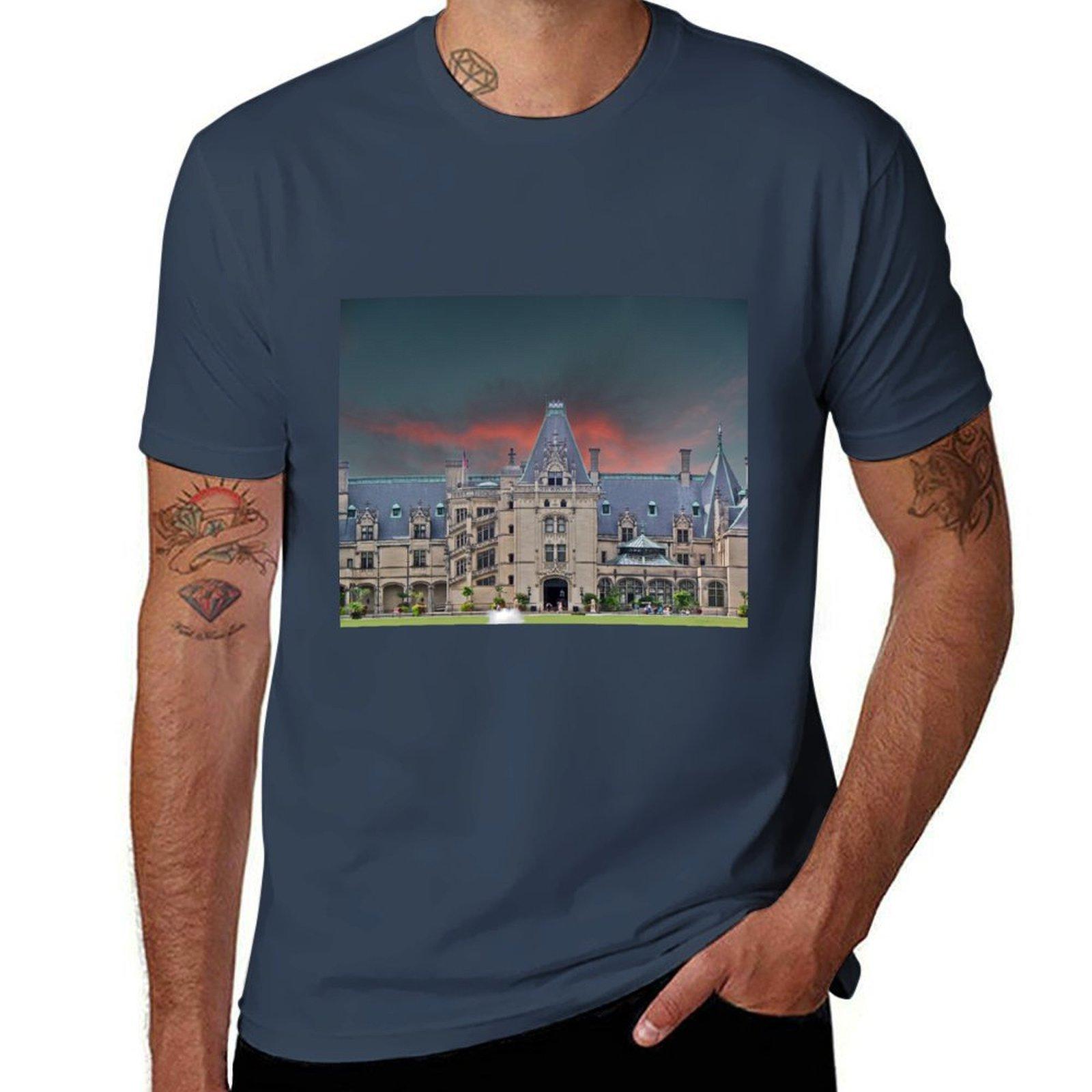 The Biltmore House TShirt cotton tshirt 100 mens graphic t shirts TShirt S