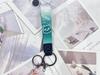 Creative Starry Sky Bear Leather Keychain Pendant