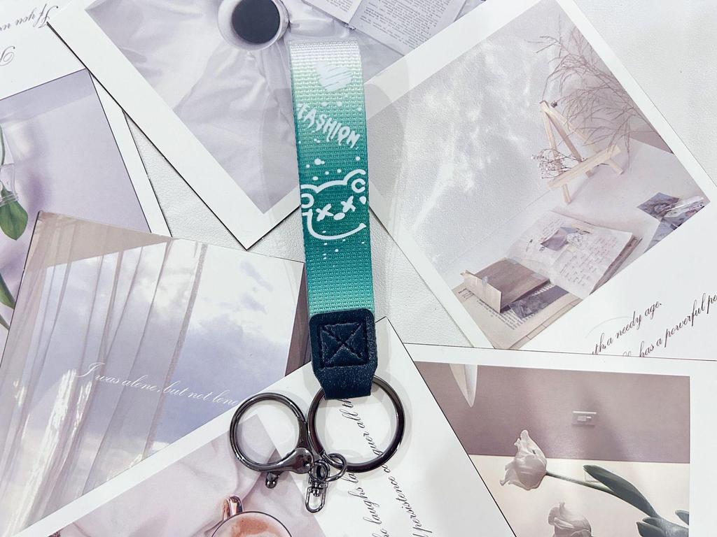 Creative Starry Sky Bear Leather Keychain Pendant