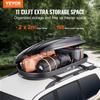 Rooftop Cargo Carrier 11 Cubic Feet Luggage Storage Box ABS for SUVs Cars